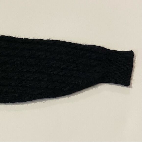 Vintage Gantos Lambswool & Angora Mock Neck Sweater W/ Shoulder Pads Women's Sml - Picture 9 of 12